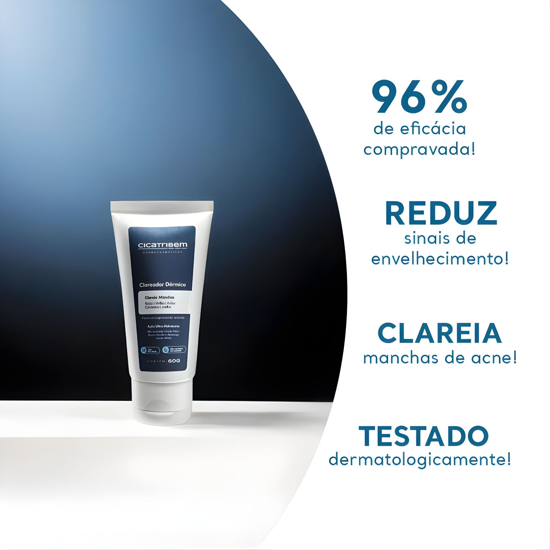 Clareador Melasma Virilha e Axilas 60g - Cicatribem Original