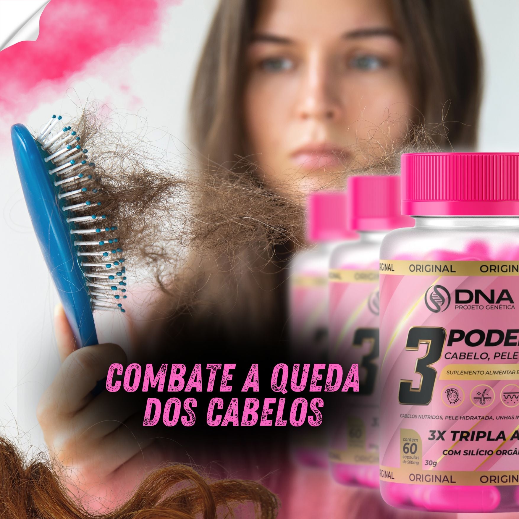 Suplemento para Saúde de Cabelo, Pele, Unha, Ossos e Articulações