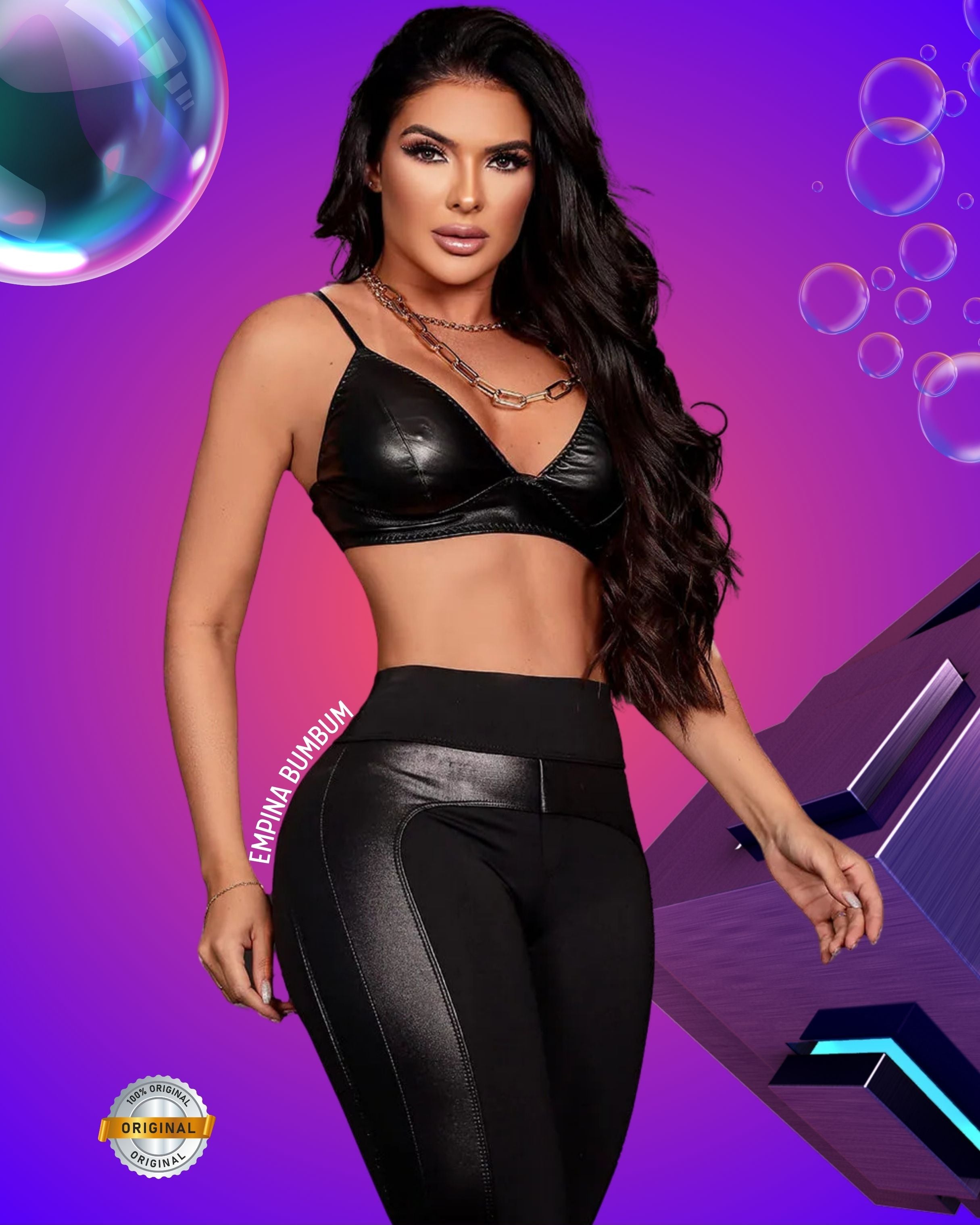 Calça Montaria Super Legging Original, Detalhe em Cirre na Perna, Corte Empina Bumbum Pelúcida