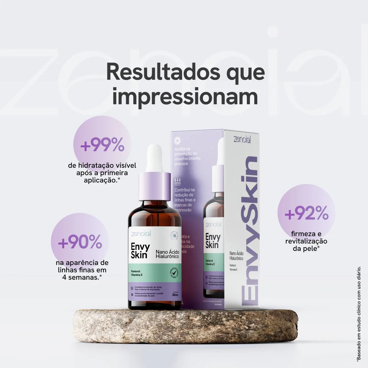 Sérum Facial Nano Ácido Hialurônico Ant Idade Envy Skin Todo Tipo De Pele Dia/noite