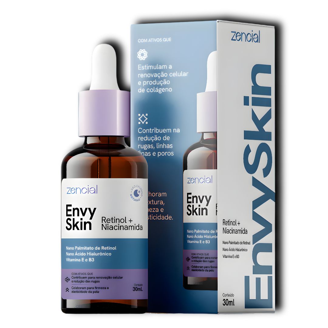Estimulador Sérum Facial Retinol + Niacinamida Zencial Anti-idade Rugas