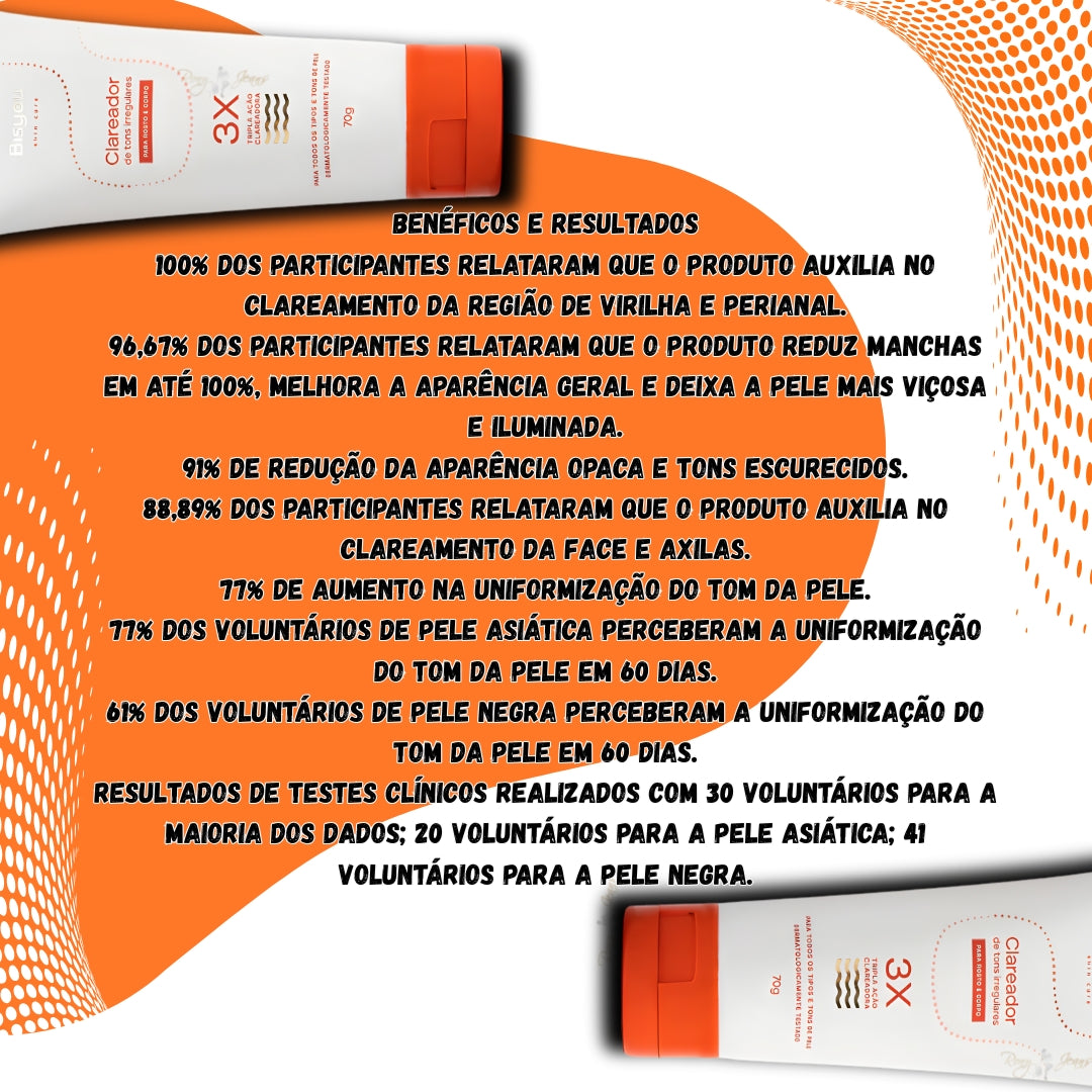 Bio Clareador De Tons Irregulares Bisyou Original