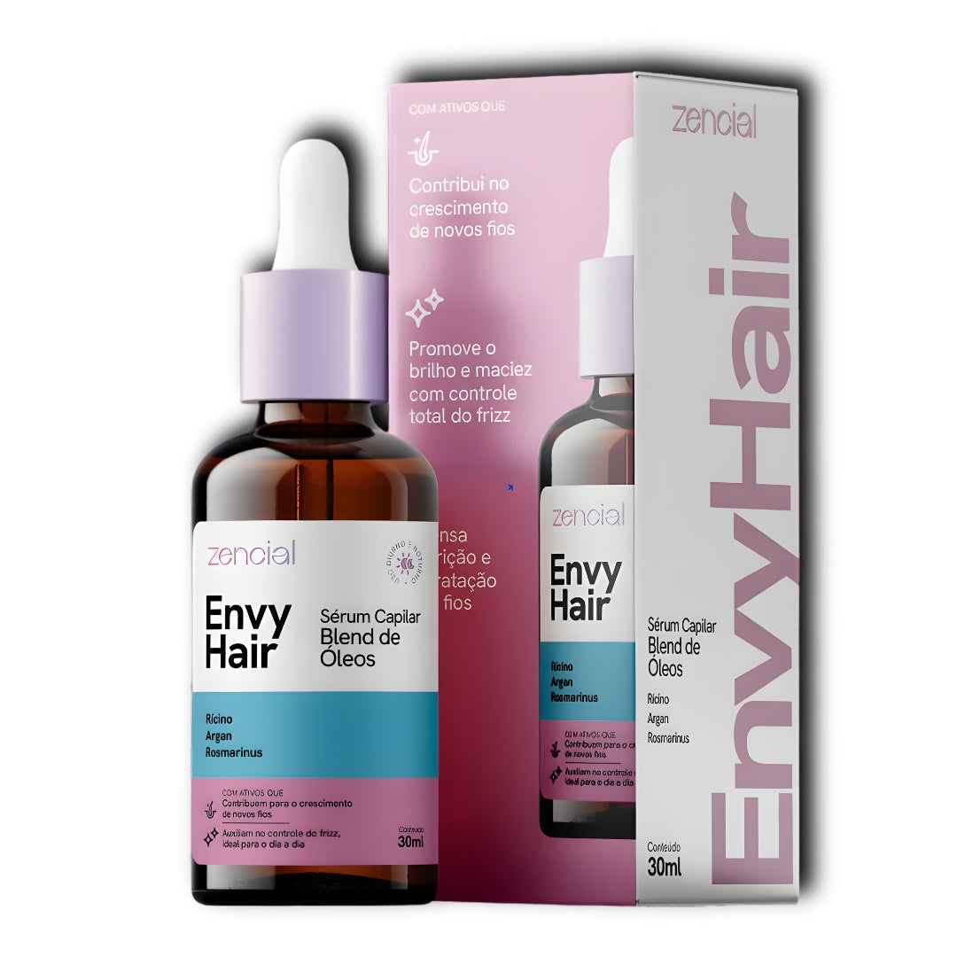 Blend de Oléos Capilar Envy Hair Sérum De Crescimento Original Adeus Queda Dos Cabelos