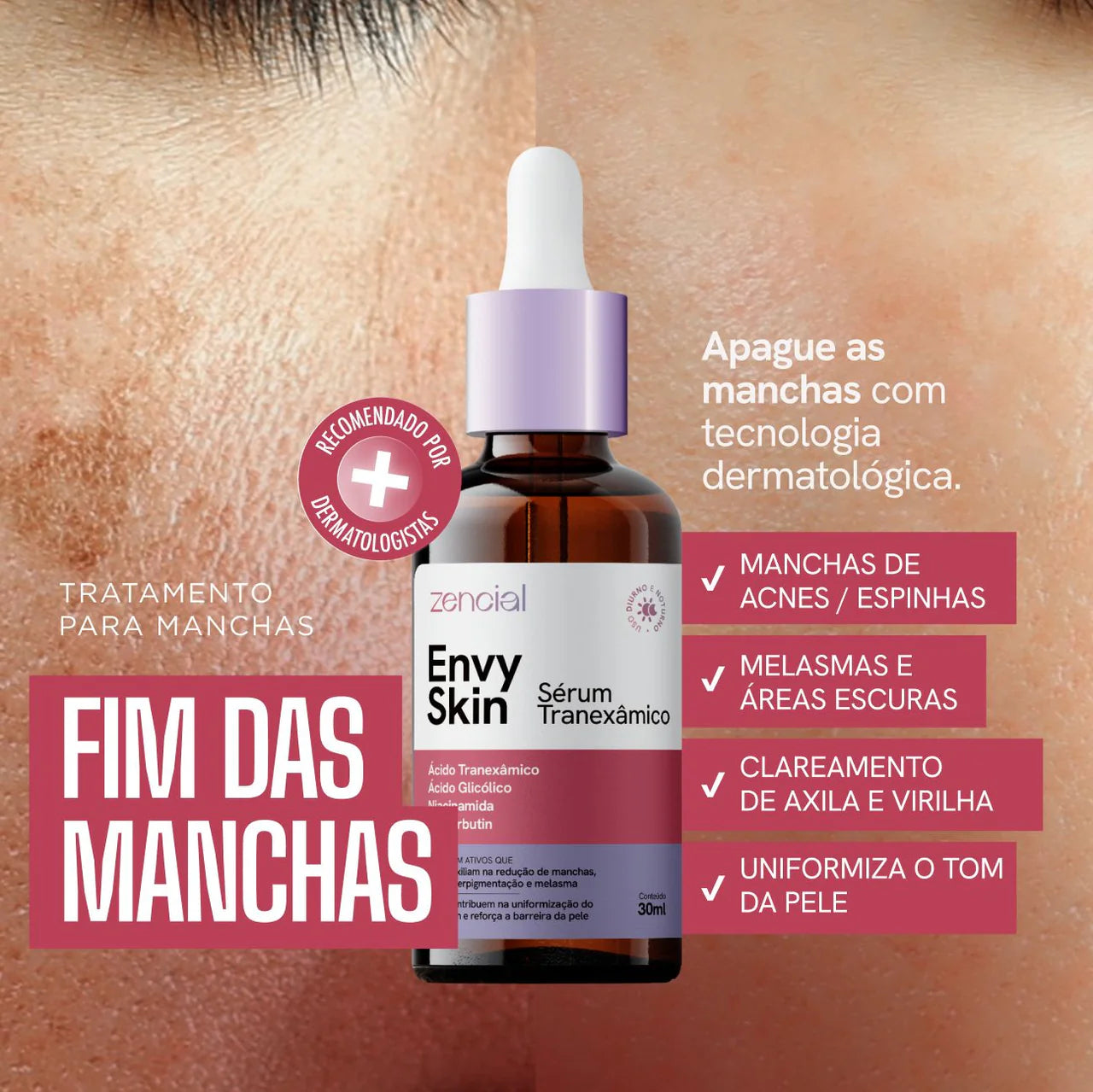 Sérum Clareador Anti-manchas Envy Skin Ácido Original